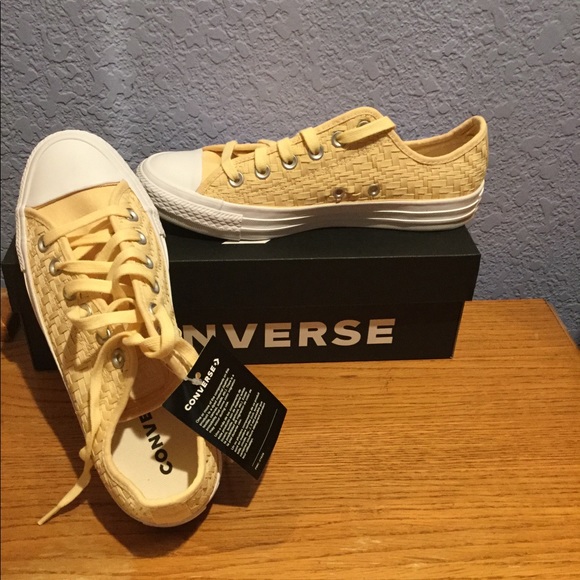 pale yellow sneakers